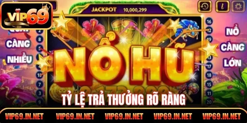 Tỷ lệ trả thưởng rõ ràng